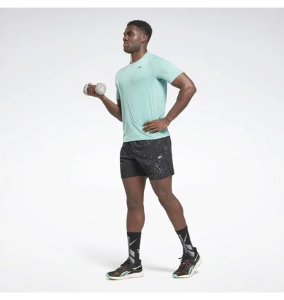 Шорты мужские Reebok Strength Allover Print Shorts Black Hg4070