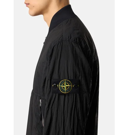 Бомбер мужской Stone Island Nylon Metal Watro-Tc In Econyl® Black K1S154100019-S0020-V0029