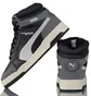 Кроссовки мужские Puma Slipstream Mid Heritage Black/Grey 386545-04