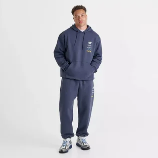 Худи мужское New Balance Rotation Blue MT51637