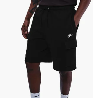 Шорты мужские Nike Club Fleece Cargo Black FN3525-010