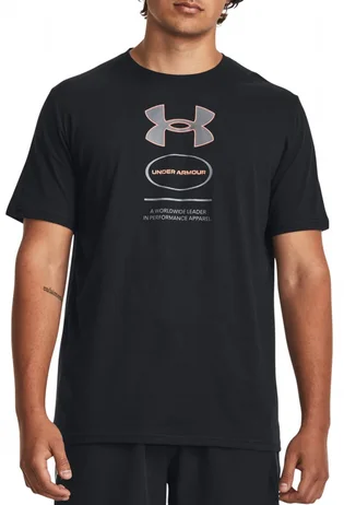 Футболка мужская Under Armour T-Shirt Branded Gel Stack Black 1380957-001