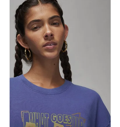 Футболка женская Air Jordan Oversized T-Shirt Blue FD7208-502