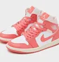 Кросівки жіночі Air Jordan 1 Mid Pink/White BQ6472-186