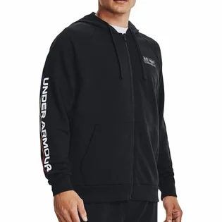 Толстовка чоловіча Under Armour Rival Fleece Chroma Full Zip Training Hoody Black 1370344-001