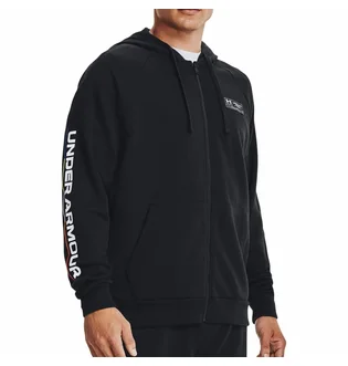 Толстовка чоловіча Under Armour Rival Fleece Chroma Full Zip Training Hoody Black 1370344-001