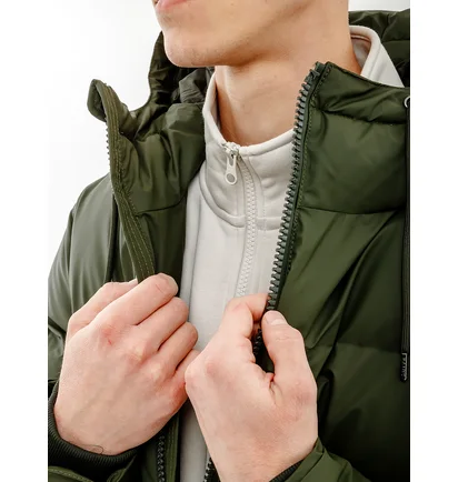 Пуховик унисекс Rains Jackets Green 1506-GREEN