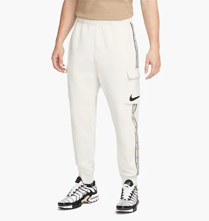 Штаны мужские Nike Sportswear Repeat Fleece Cargo Pants White Dx2030-072