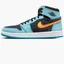 Кроссовки мужские Air Jordan 1 High Zoom Air Cmft 2 Blue/Light Blue DV1307-408