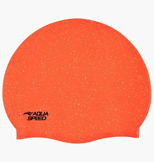 Шапочка для плавания Aqua speed Reco 9784 Orange 237-75