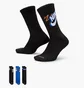 Носки Nike Everyday Plus Crew (3 шт) Black/Blue HJ9339-902