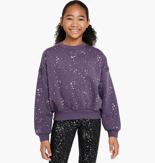 Світшот дитячий Nike G Nsw Club Flc Bxy Crw Shne Violet HF4393-573
