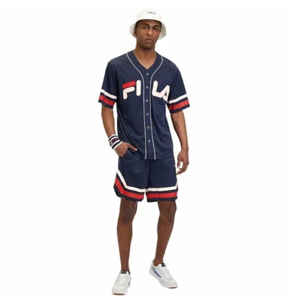 Шорты мужские Fila Lashio Baseball Shorts Blue FAM065150004