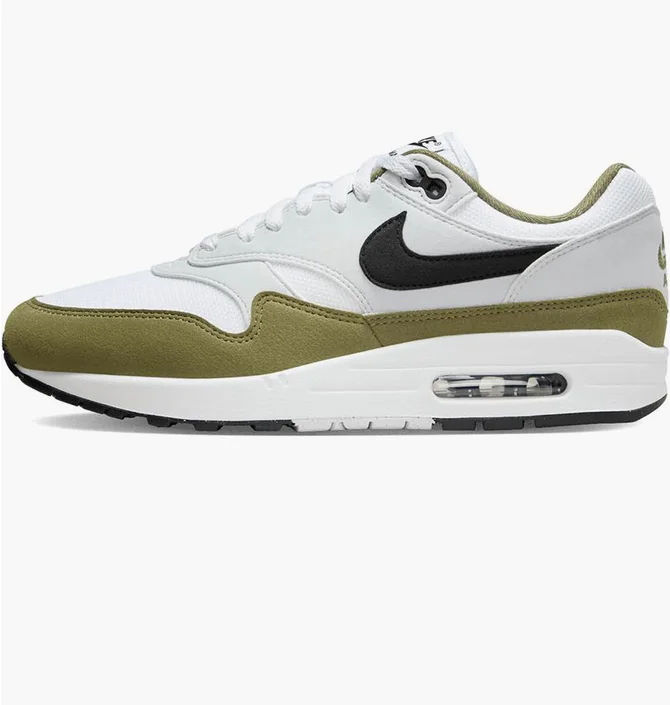 Кросівки чоловічі Nike Air Max 1 White/Olive FD9082-102