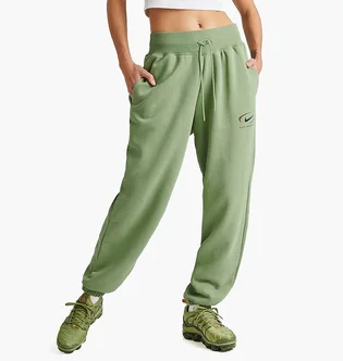 Штаны женские Nike Ns Phnx Flc Hr Os Pant Prnt Green FN7716-386