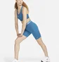 Шорти жіночі Nike Pro 365 High-Waisted 7 Shorts Blue DA0481-457