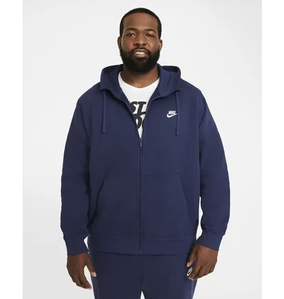 Толстовка чоловіча Nike Sportswear Club Fleece Blue BV2645-410
