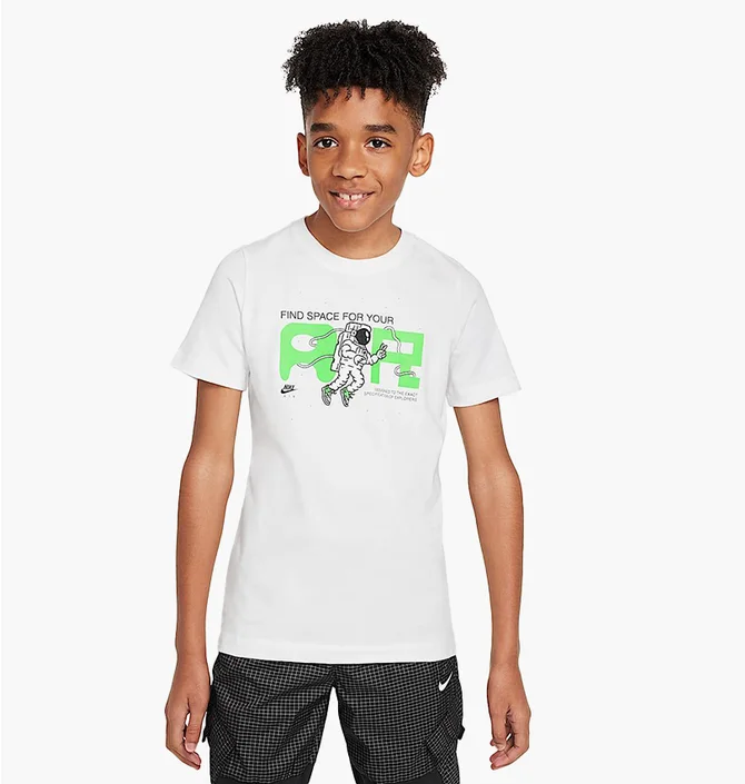 Футболка детская Nike Nisex - Barn K Nsw Tee Air 1 White FN9618-100