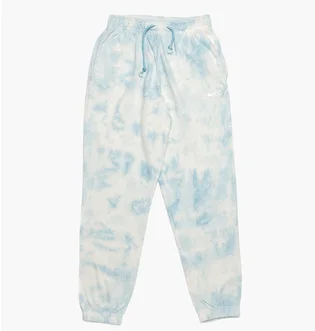 Штани жіночі Nike Mid-Rise Cloud-Dye Joggers White/Light Blue DM6714-494