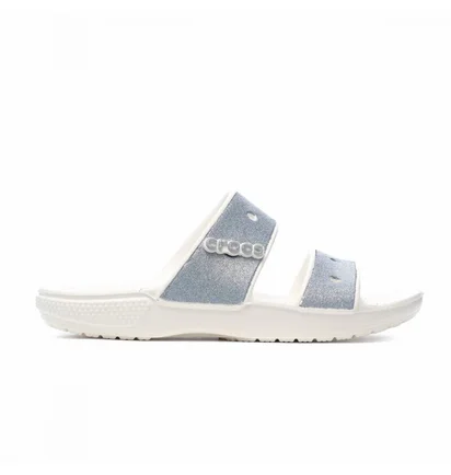 Тапочки жіночі CROCS Classic Glitter Ii Sandal Light Blue 207769-90H