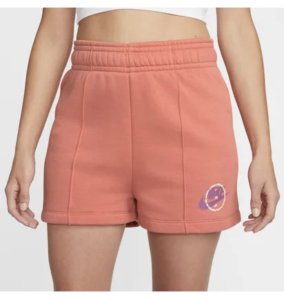 Шорти жіночі Nike Sportswear Fleece Shorts Peach Dx5677-827