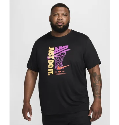 Футболка чоловіча Nike Dri-Fit Basketball T-Shirt Black FZ8085-010