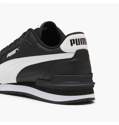 Кроссовки унисекс Puma St Runner V4 Leather Sneakers Black 399068-01