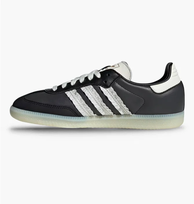 Кроссовки женские Adidas Samba Black/White JR8831