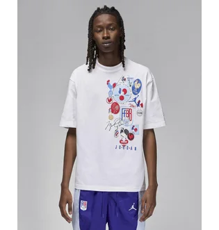 Футболка мужская Air Jordan T-Shirt Sport Basketball White FZ0955-100