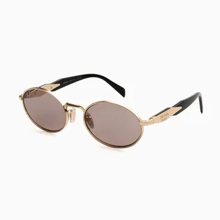 Солнцезащитные очки женские PRADA Brown/Gold PR-65ZS-ZVN20I-55