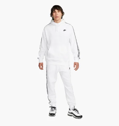 Спортивний костюм чоловічий Nike Club Fleece MenS Graphic Hooded Track Suit White FB7296-100