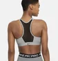 Топ жіночий Nike W Nk Df Swsh Zip Front Bra Grey DD1205-073