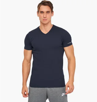 Футболка мужская Kappa Mezza Manica Scollo V Blue K1316-BLUNAVY