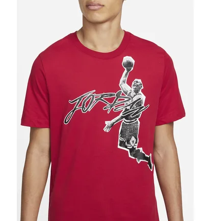 Футболка чоловіча Nike M J Air Df Gfx Ss Crew Red DH8924-687