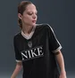 Футболка женская Nike Sportswear V-Neck Jersey Top Black IH8504-010