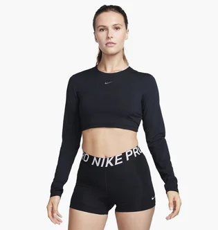Топ жіночий Nike Pro Dri-Fit WomenS Cropped Long-Sleeve Top Black FB5233-010