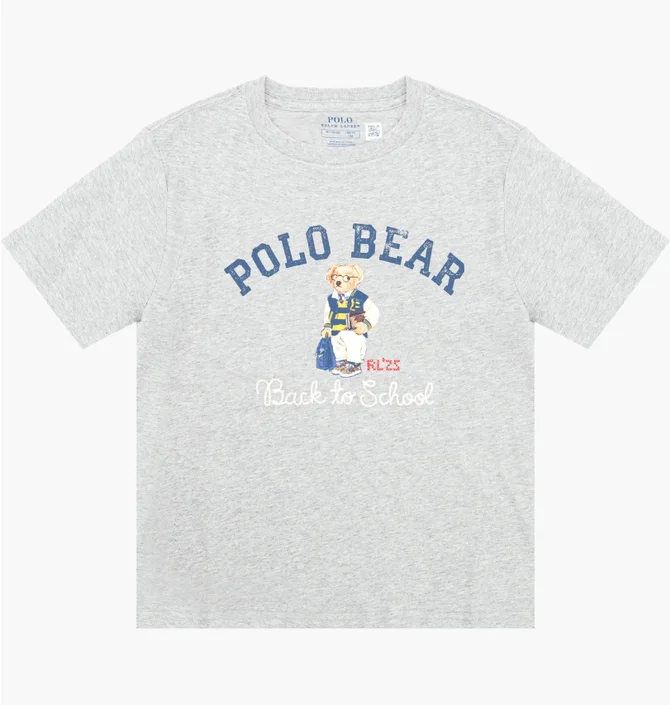 Футболка детская Ralph Lauren Bear Grey 323981178001