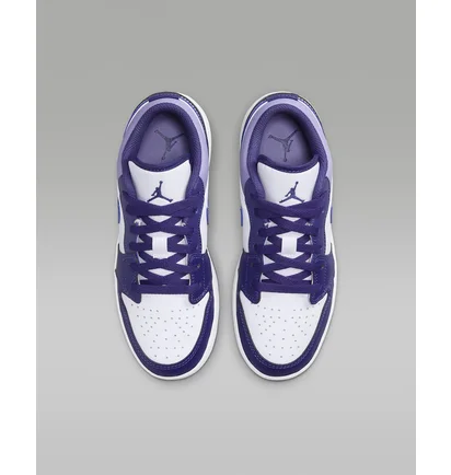Кросівки дитячі Air Jordan 1 Low Sky J Purple Gs White/Violet 553560-515