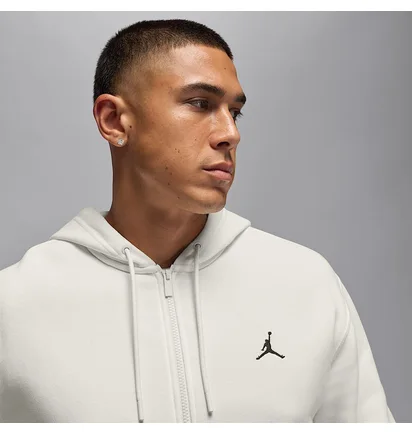 Худи мужское Air Jordan Brooklyn Fleece Full-Zip Hoodie White FV7289-133