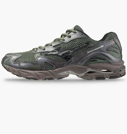 Кроссовки унисекс Mizuno Wave Rider 10 Green D1GA243109