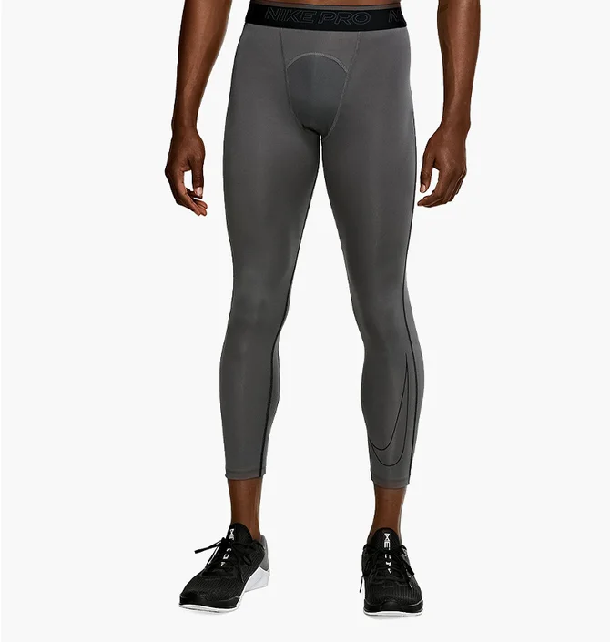 Лосины мужские Nike M Np Df 3Qt Tight Grey DD1919-068