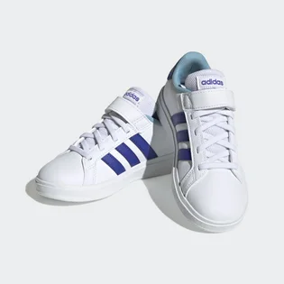 Кроссовки детские Adidas Grand Court Elastic Lace And Top Strap Sportswear White HP8915