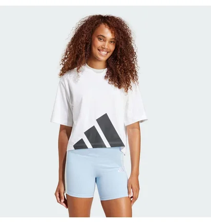 Футболка жіноча Adidas Essentials Big Logo Boyfriend Tee White JG8737