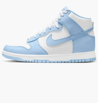 Кроссовки женские Nike Dunk High White/Blue DD1869-107