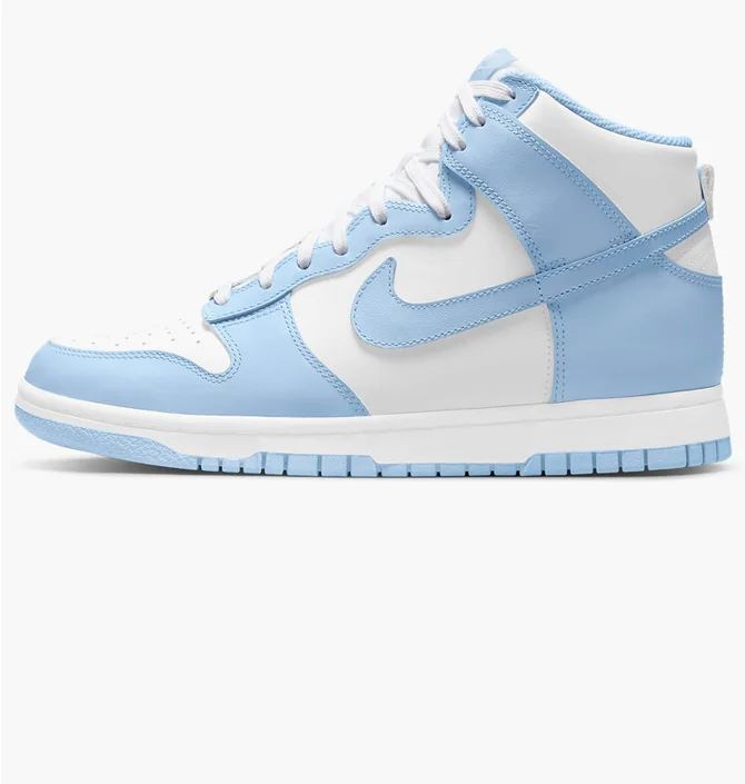 Кроссовки женские Nike Dunk High White/Blue DD1869-107