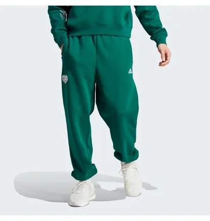 Штаны мужские Adidas Scribble Fleece Green IJ6457