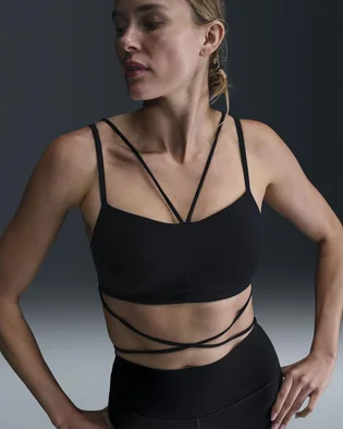 Топ жіночий Nike Zenvy Strappy Wrap Black FV6508-010