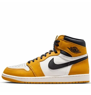Кроссовки мужские Air Jordan 1 Retro High Og White/Yellow DZ5485-701