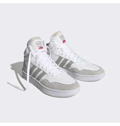 Кроссовки мужские Adidas Hoops 3.0 Mid Lifestyle Basketball Classic Vintage Shoes White Hp7940