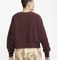 Світшот жіночий Nike Sportswear Plush Cropped Crewneck Sweatshirt Bordo Dq6844-652